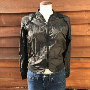 𝅺NYLON transparent bomber jacket